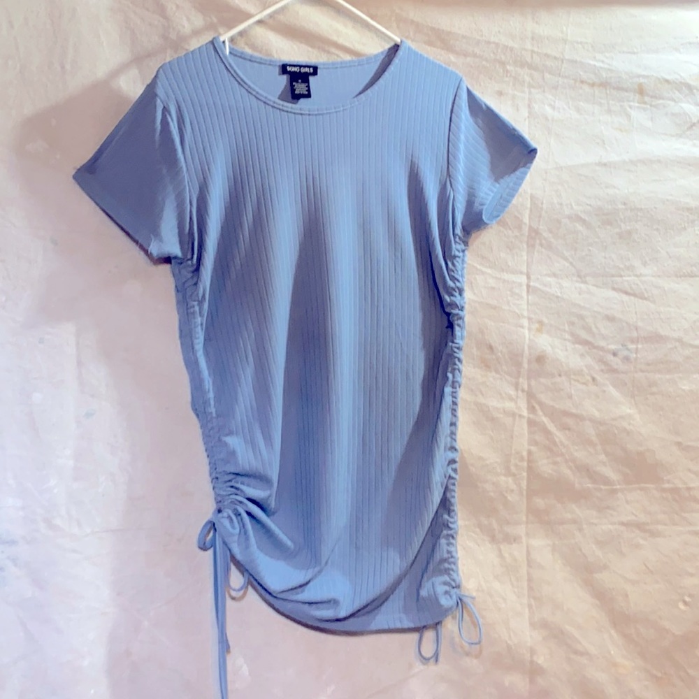 Blue side-cinch dress size XL & pink side-cinch tank dress size XL